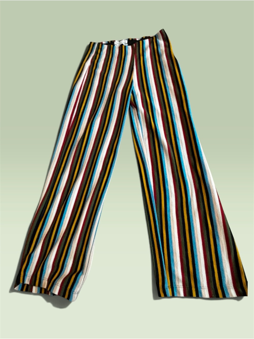 Urban Outfitters ant knit Wide-Leg Multi-Color Striped Pants